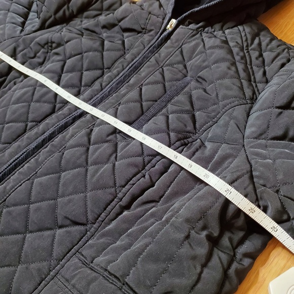 Laundry by Design Black Hooded Quilted Jacket Size OX - Picture 8 of 10